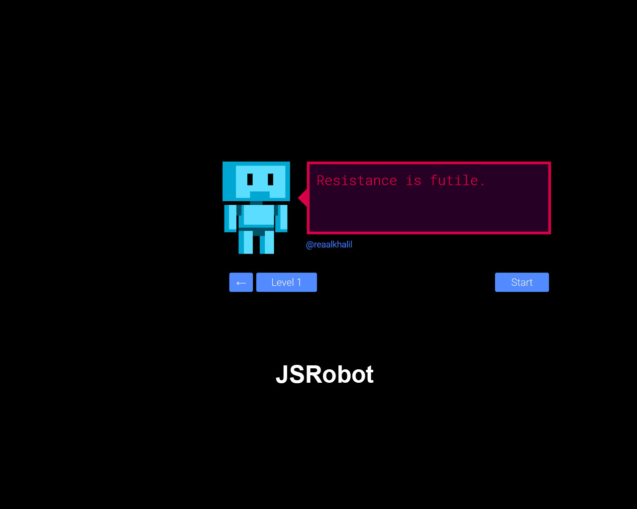 JSRobot - Learn javascript